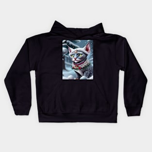 Very Cute Alien Sphynx Kids Hoodie